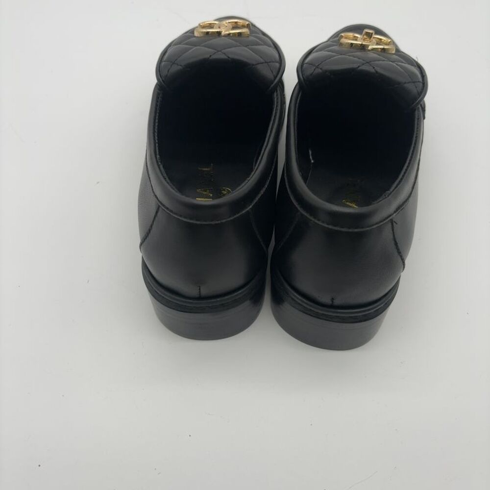 CHANEL Quilted Flats with Gold Logo - Picture 3 of 6